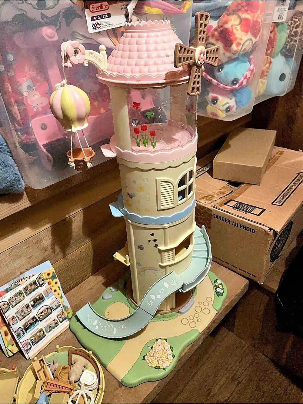 Calico Critters Baby Windmill Park Toy Tower Set